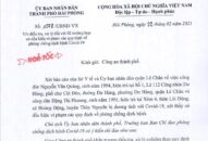 Điều tra, xử lý đối với 2 trường hợp có dấu hiệu vi phạm các quy định về phòng chống dịch bệnh COVID-19