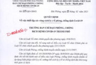 Hải Phòng thiết lập 03 địa điểm phong tỏa cách ly y tế phòng, chống dịch Covid-19