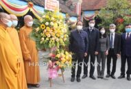 Bí thư Thành ủy, Chủ tịch HĐND thành phố chúc mừng Ban Trị sự Giáo hội Phật giáo Việt Nam thành phố nhân dịp Tết Nguyên đán Tân Sửu 2021