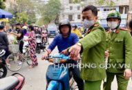 Công an phường Thành Tô, quận Hải An: Tuyên truyền, kiểm tra, xử phạt vi phạm hành chính công tác phòng, chống dịch bệnh COVID-19