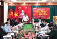 Trưởng Ban quản lý Khu Kinh tế Hải Phòng làm việc với Quận ủy Lê Chân về công tác phòng, chống dịch bệnh COVID-19