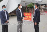 Phó Bí thư Thường trực Thành ủy kiểm tra công tác phòng, chống dịch COVID-19 trên địa bàn huyện Thủy Nguyên