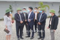 Kiểm tra công tác phòng, chống dịch tại các nhà máy của Tập đoàn LG tại Khu công nghiệp Tràng Duệ