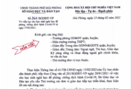 Tiếp tục cho học sinh nghỉ học để phòng, chống dịch bệnh COVID-19 từ ngày 17/2/2021