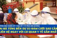 3 đám cưới có COVID-19, Hải Dương thông báo khẩn tìm người dự