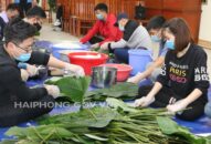 2.000 chiếc bánh chưng sẽ dành tặng lực lượng phòng, chống dịch COVID-19 trên địa bàn thành phố nhân dịp Tết Nguyên đán Tân Sửu 2021