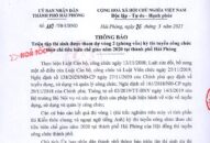 Thông báo triệu tập thí sinh tham dự vòng 2 (phỏng vấn) kỳ thi tuyển công chức theo chỉ tiêu biên chế giao 2020