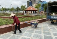 Khắc phục tình trạng vứt rác bừa bãi tại công viên Máy Tơ