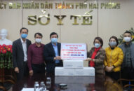 Sở Y tế Hải Phòng tiếp nhận nhiều quà tặng và các vật tư y tế phục vụ công tác phòng chống dịch