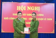 Khối CAP quận Lê Chân giao ban xây dựng lực lượng quý I/2021