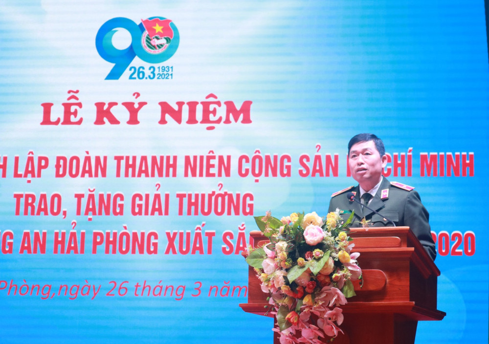 Thiếu tướng Vũ Thanh Chương – Bí thư Đảng uỷ, Giám đốc CATP phát biểu chỉ đạo tại hội nghị