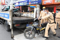 Tổng kiểm soát phương tiện xe mô tô, xe gắn máy ngày 25/3/2021: Xử lý 102 xe mô tô, 4 xe gắn máy