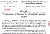 Đảm bảo y tế phục vụ công tác bầu cử đại biểu Quốc hội khóa XV và đại biểu Hội đồng nhân dân các cấp nhiệm kỳ 2021 – 2026 tại thành phố Hải Phòng