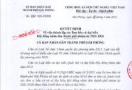 Thành lập 14 Ban bầu cử ở 14 Đơn vị bầu cử đại biểu HĐND thành phố nhiệm kỳ 2021-2026
