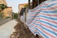 Hải Phòng: Đã phá dỡ bức tường trường cấp 2 bị nứt nghiêng