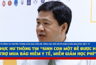 Thực hư thông tin “sinh con một bề được hỗ trợ mua bảo hiểm y tế, miễn giảm học phí”
