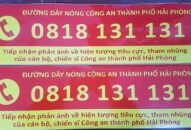 Công khai số điện thoại đường dây nóng Công an thành phố