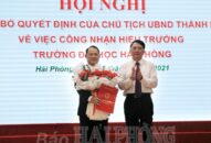PGS.TS Nguyễn Hoài Nam được công nhận làm Hiệu trưởng Trường đại học Hải Phòng