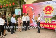 Phó Chủ tịch HĐND thành phố kiểm tra công tác chuẩn bị bầu cử tại quận Dương Kinh