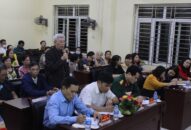 Lấy ý kiến cử tri nơi cư trú đối với người ứng cử đại biểu HĐND các cấp tại tổ dân phố số 1, phường Lạch Tray