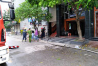 Cứu thành công 5 người trong toà nhà 9 tầng bị cháy