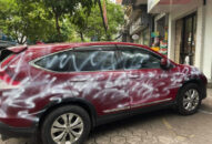 Xác định được đối tượng phun sơn trắng vào xe ô tô Honda CR-V ở Hải Phòng