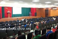 Tuyên truyền bầu cử đại biểu Quốc hội khóa XV và bầu cử đại biểu HĐND các cấp nhiệm kỳ 2021 – 2026 cho đoàn viên, thanh niên quận Hồng Bàng