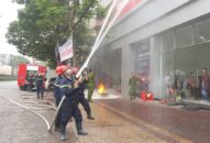 Thực tập phương án chữa cháy và cứu nạn, cứu hộ tại Công ty cổ phần ô tô Trường Hải