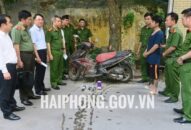 Khen thưởng thành tích xuất sắc phá chuyên án bắt đối tượng truy nã nguy hiểm nổ mìn tự chế, cướp tài sản tại phường Quán Toan, quận Hồng Bàng