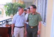 Trung tướng Trần Quốc Tỏ, Ủy viên TW Đảng, Thứ trưởng Bộ Công an làm việc với CATP Hải Phòng