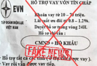 Cảnh báo việc giả thương hiệu EVN để quảng cáo cho vay tín chấp