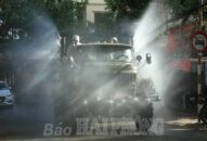 Trong 3 ngày 10, 11 và 12-5: Phun hóa chất khử trùng phòng, chống dịch COVID-19 trên một số tuyến đường chính
