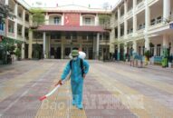 Khử khuẩn phòng, chống dịch tại các khu vực bỏ phiếu: Nỗ lực bảo đảm an toàn bầu cử