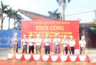 Khởi công cải tạo tuyến đường trục xã Tam Hưng (Thủy Nguyên)