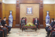 Đồng chí Bí thư Thành ủy tiếp xã giao lãnh đạo Công ty TNHH LG Display Việt Nam Hải Phòng