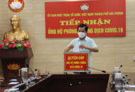 Mặt trận Tổ quốc Việt Nam thành phố tiếp nhận kinh phí ủng hộ phòng, chống dịch COVID-19