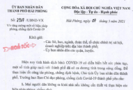 Hải Phòng: Người dân không ra khỏi nhà nếu không cần thiết