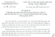 Triển khai vận hành phần mềm tổng hợp thông tin về bầu cử