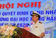 Đồng chí Phạm Xuân Dương là Hiệu trưởng Trường đại học Hàng hải Việt Nam nhiệm kỳ 2020-2025