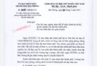 Từ 6h00’ ngày 27/5/2021, tạm dừng hoạt động đối với các công viên – vườn hoa, các hoạt động thể thao trong nhà và ngoài trời trên địa bàn thành phố
