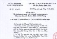 Công điện về tăng cường các biện pháp phòng cháy, chữa cháy rừng trên địa bàn thành phố