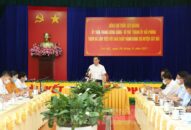 Đồng chí Bí thư Thành ủy Trần Lưu Quang làm việc với Ban Chấp hành Đảng bộ huyện Cát Hải