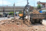 Quận Kiến An: Hỗ trợ tháo dỡ 1 công trình tại mặt đường Trường Chinh