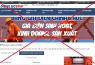 Xuất hiện trang web giả mạo thương hiệu EVN