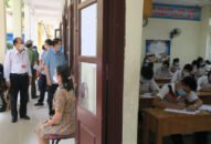 Lãnh đạo thành phố kiểm tra công tác thi tuyển sinh lớp 10 THPT năm học 2021-2022