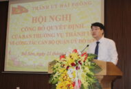 Đồng chí Nguyễn Quang Diện giữ chức vụ Phó Bí thư Quận ủy Đồ Sơn, nhiệm kỳ 2020-2025