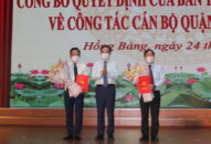 Đồng chí Lê Ngọc Trữ giữ chức vụ Bí thư Quận ủy Hồng Bàng, nhiệm kỳ 2020-2025