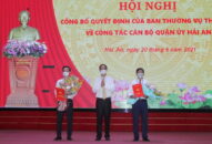 Hải Phòng tăng cường cán bộ trẻ giữ chức vụ lãnh đạo cấp huyện, cấp xã; sắp xếp, bố trí, luân chuyển cán bộ giữa các địa phương, cơ quan, đơn vị