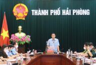 Thông báo Kết luận của Chủ tịch UBND thành phố tại cuộc họp trực tuyến với huyện Vĩnh Bảo về công tác phòng, chống dịch bệnh COVID-19