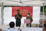 Bộ Chỉ huy Quân sự thành phố hỗ trợ 80 triệu đồng xây nhà tình nghĩa cho nạn nhân chất độc Da cam